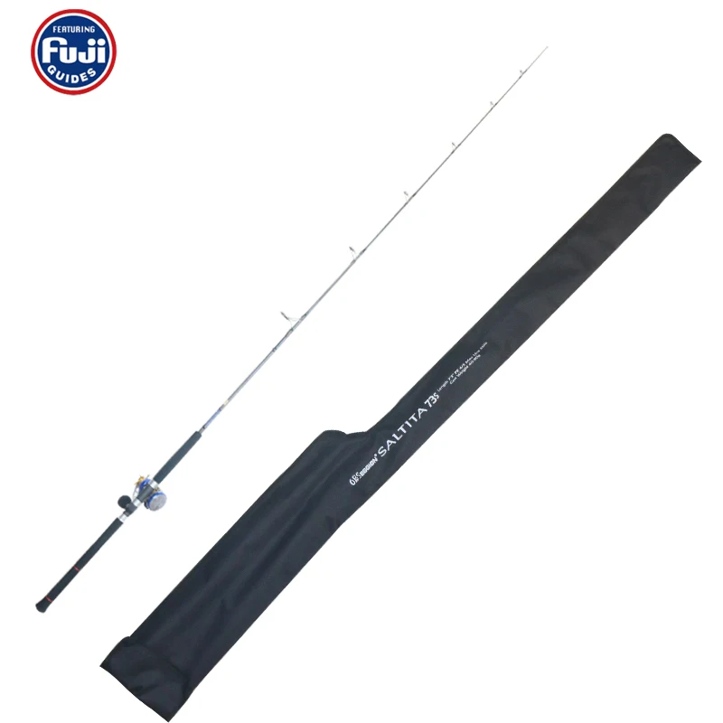 Hot selling 2.2m sea fishing bass spinning fishing rod carbon fiber fuji jigging rod