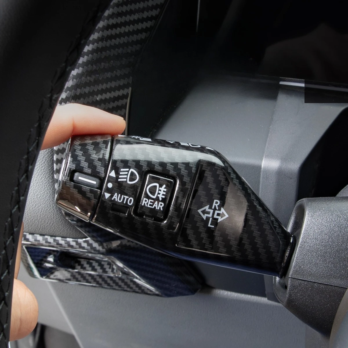 

For BMW X3 2025 2026 Car Wiper Shift Lever Protective Cover ABS Anti-scratch Turn Signal Lever Decorative Cover Accessories