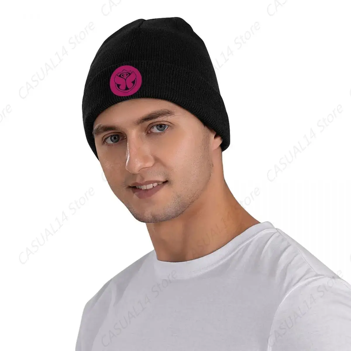 Tomorrowlanded Beanie Hats Knit Hat Kpop Head Wrap Unisex Adult Caps Spring Design Cool Bonnet Hats Gift Idea