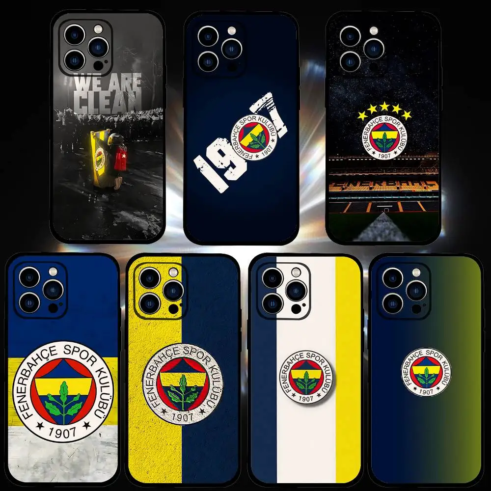 Funda para Teléfono del Club T-Turkey FenerbahceS para iPhone 17 15 Pro Max 14 Pro 12 11 13 Mini X XR XS 16 Plus SE
