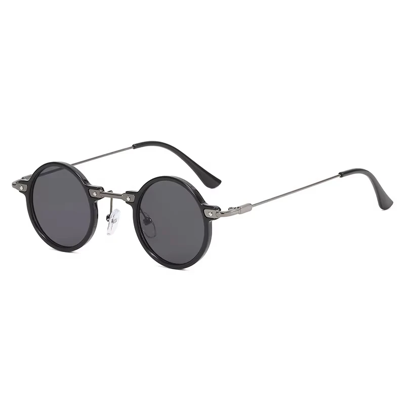 Metal Frame Sunglasses Round Steampunk Sunglasses Retro Round Sunglasses Pc Vintage Sun Glasses For Driving Stage Performances