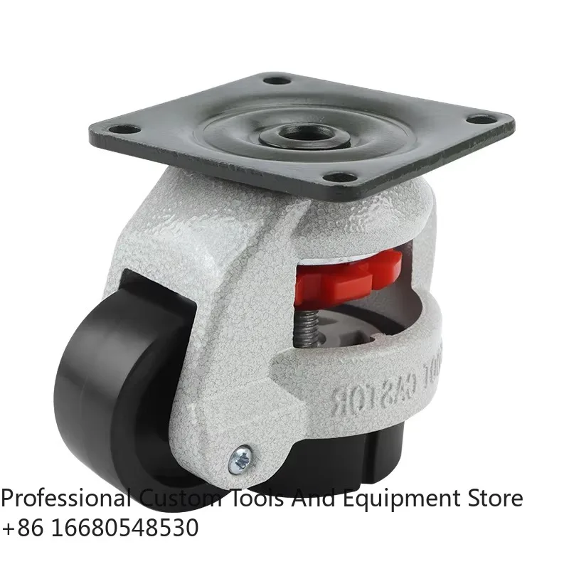 DaFUMA Furniture Casters Retractable Swivel Brake Stainless Steel Leveling Wheel Roller Bearing 40MM
