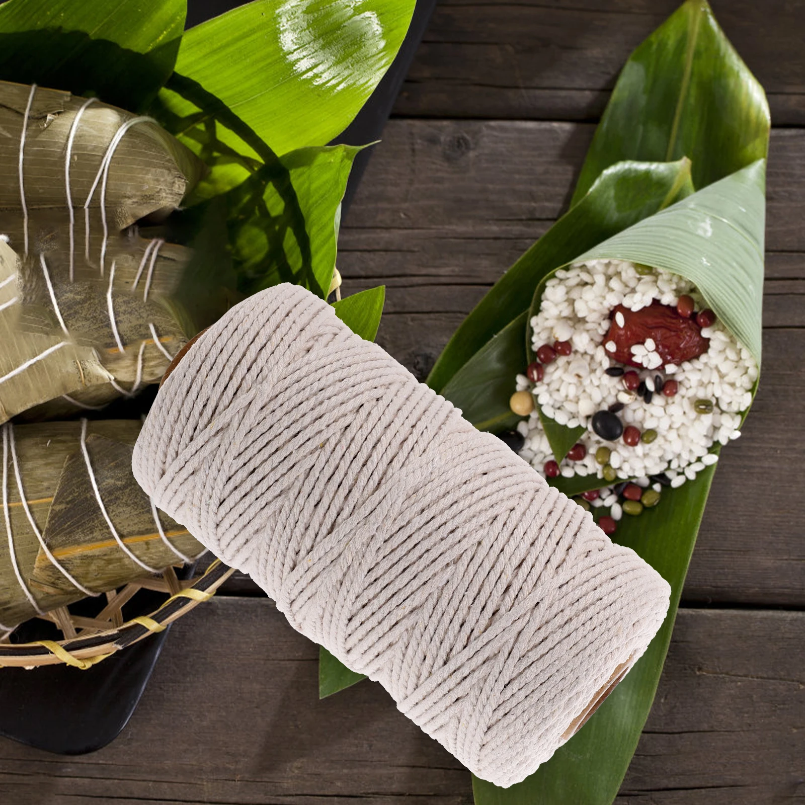 

1 Roll Cotton Butchers Twine 100% Pure Cotton Kitchen String For Tying Meat Sausage Making Trussing Turkey Roasting Baking Craft