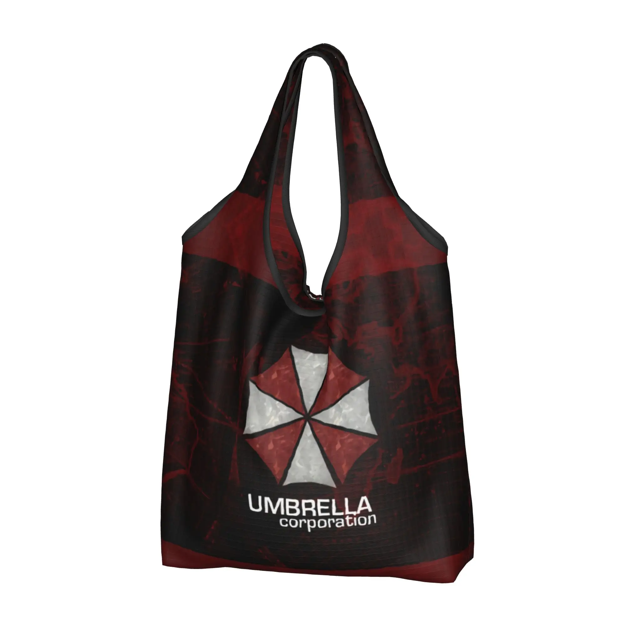 Fashion Print Umbrella Corps Corporation Shopping Tote Bags Portable Shopper Shoulder Video Game Handbag