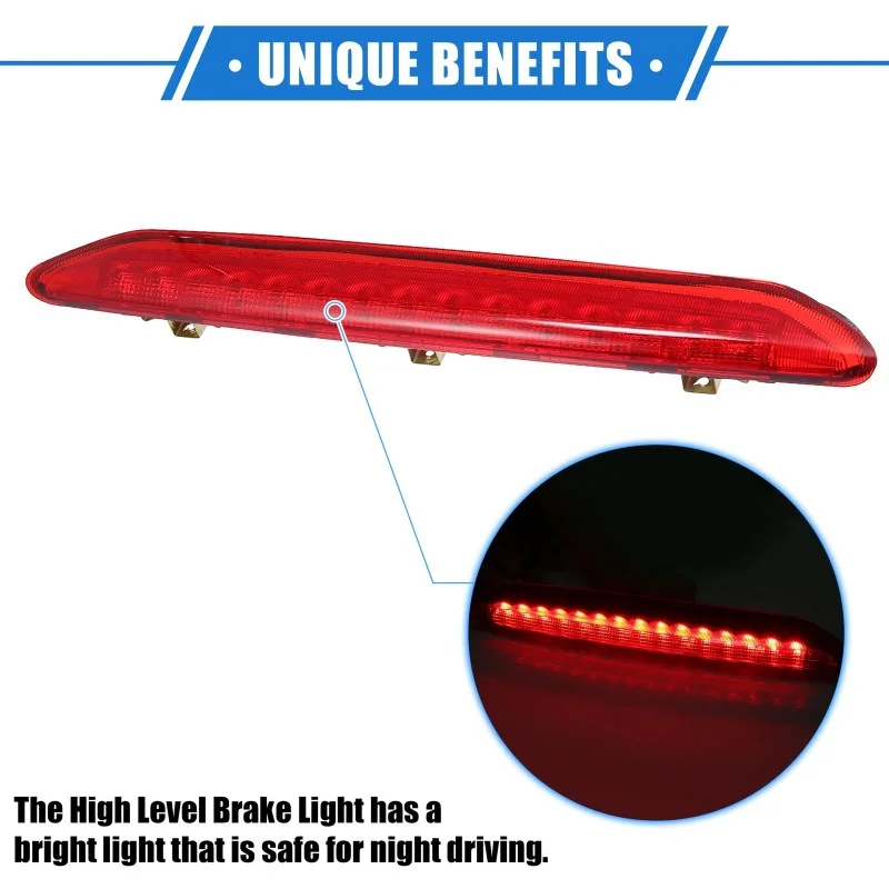

Led Third Brake Light Projector Rear Red Tail Stop Lamp For VW Polo IV MK4 9N 9N3 Hatchback 2002-2009 6Q6945097 Car Accessories