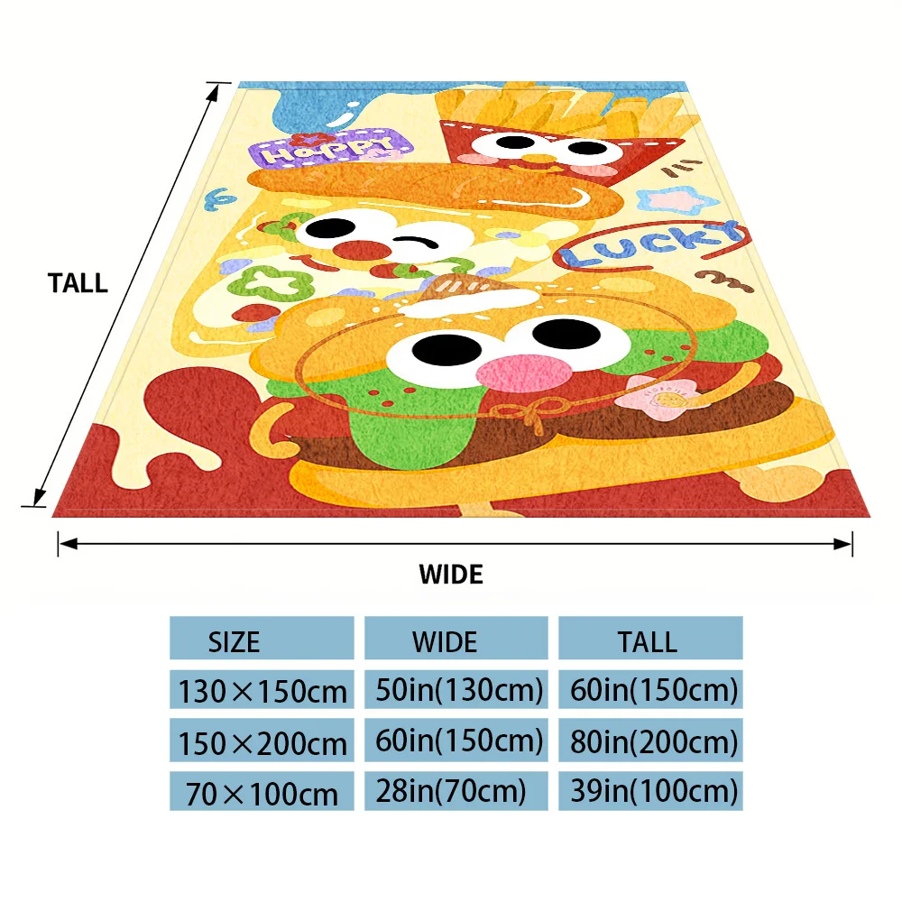 Yummy Bites Nap Blanket,Flannel Blanket,Suitable For Sofas,Beds,Cars,Rooms,Offices,Camping,Exquisite Gift Blankets
