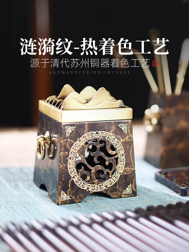 Handmade Incense Holder In Metal Mold Modern Creative Luxury Interesting Incense Holder Trendy Moving Incense Burner Kit Vaper