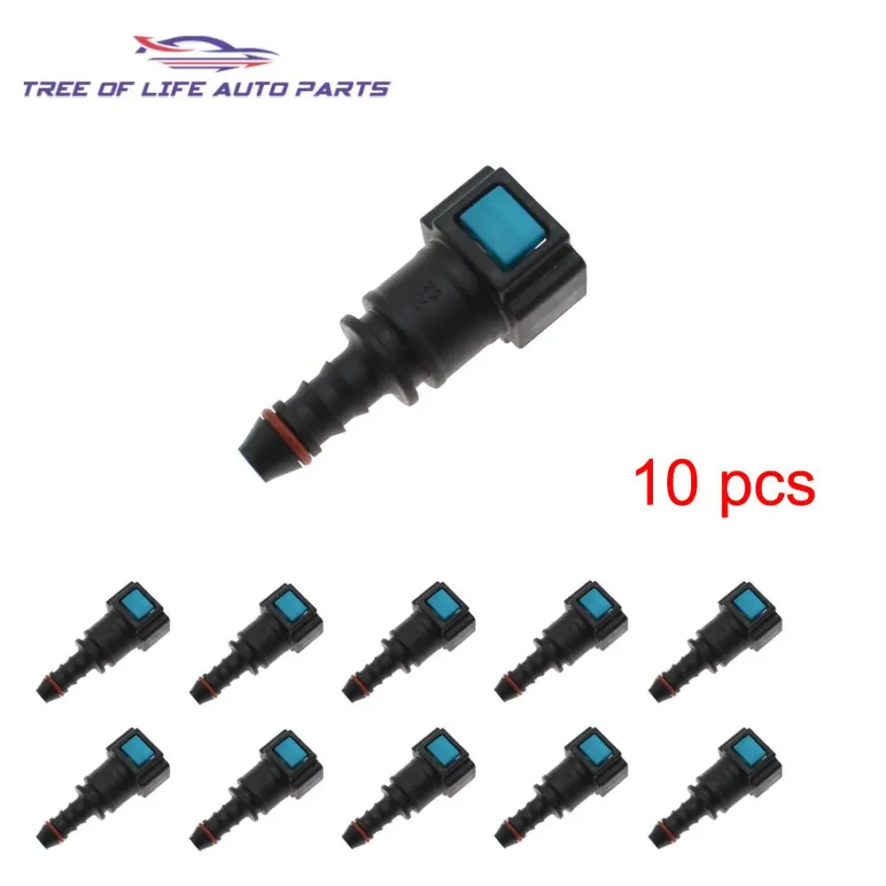 2/5/8/10 7.89 ID6 Auto Car Fuel Line Hose Coupler Quick Release Connect Connector Fuel Line Rubber Hose Coupler Carburetor Part