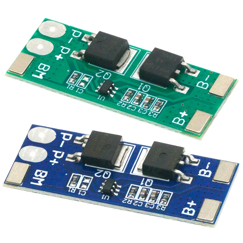 لوحة حماية بطارية الليثيوم ، سلسلة 2 ، 7.4 فولت ، 8 أمبير ، 15 أمبير ، حد التيار/التفريغ الزائد ، وصف T