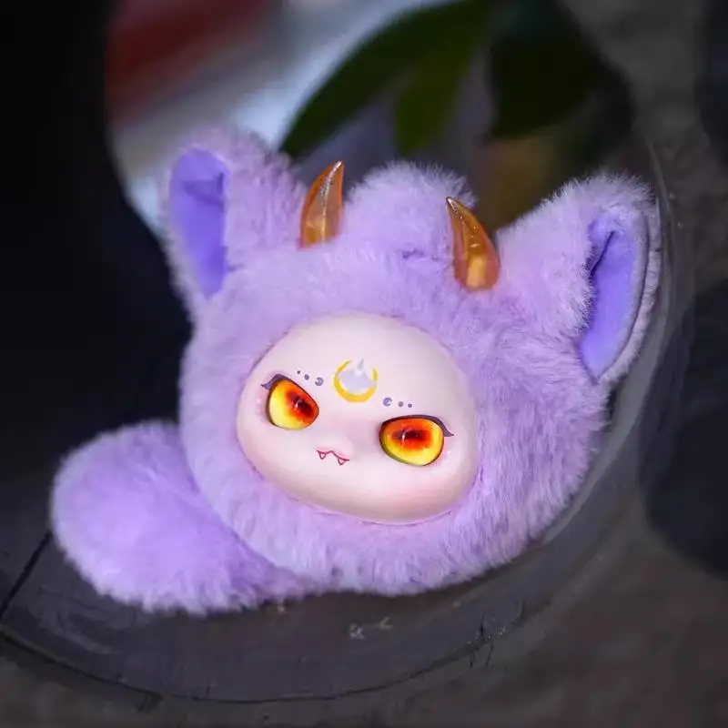 دوميا ستار بطاقة حلم فتاة Xiangyun قزم المفاتيح قلادة الألم حزمة المد اللعب الفينيل ألعاب من نسيج مخملي صندوق أعمى دمية لطيف الحيوانات الأليفة هدية #4