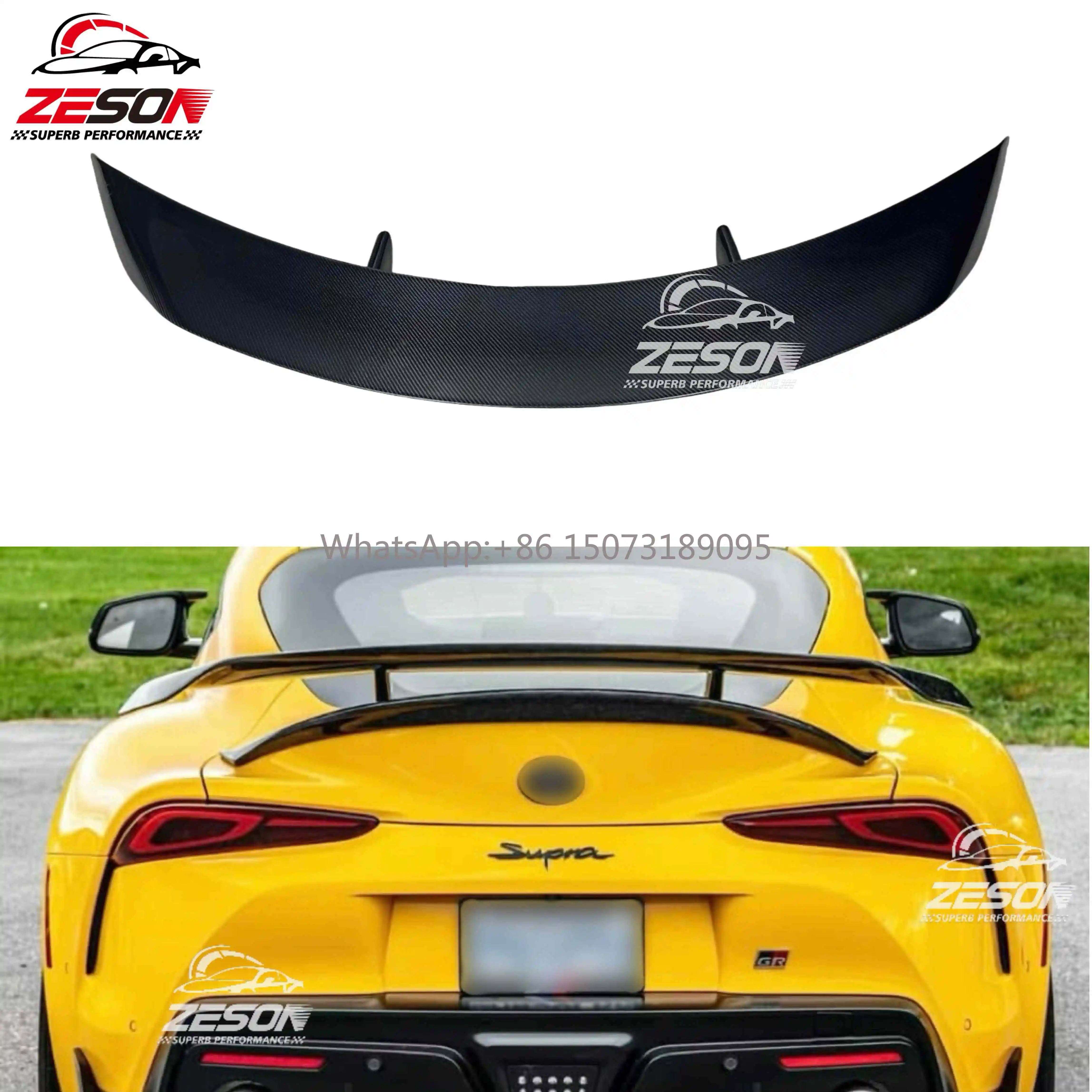 

High Quality Auto Rear Wing Spoiler Car AG Style Spoiler for Toyota Supra A90 Carbon Trunk Lip Spoiler Wing