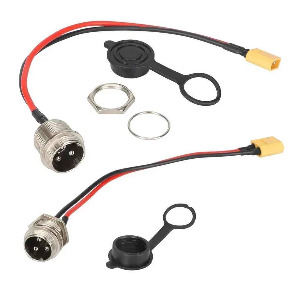 Easy installation XT30XT60 Aviation charging port Power direct plug cable for Zero8/9/10/8X/10X/11X Electric Scooter