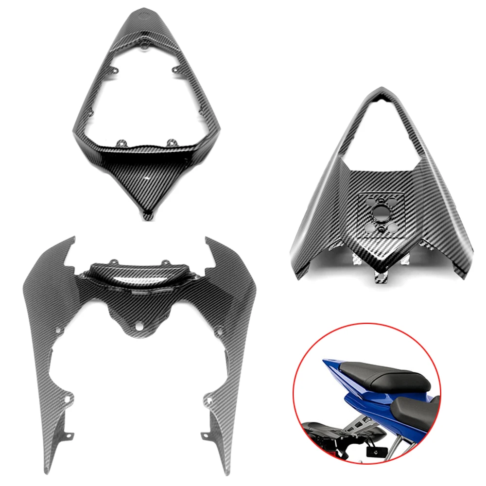 

3PS For Yamaha YZF R6 YZFR6 YZF-R6 2008-2016 Carbon Fiber Motorcycle Accessories Upper Lower Rear Tail Section Cowl Fairing