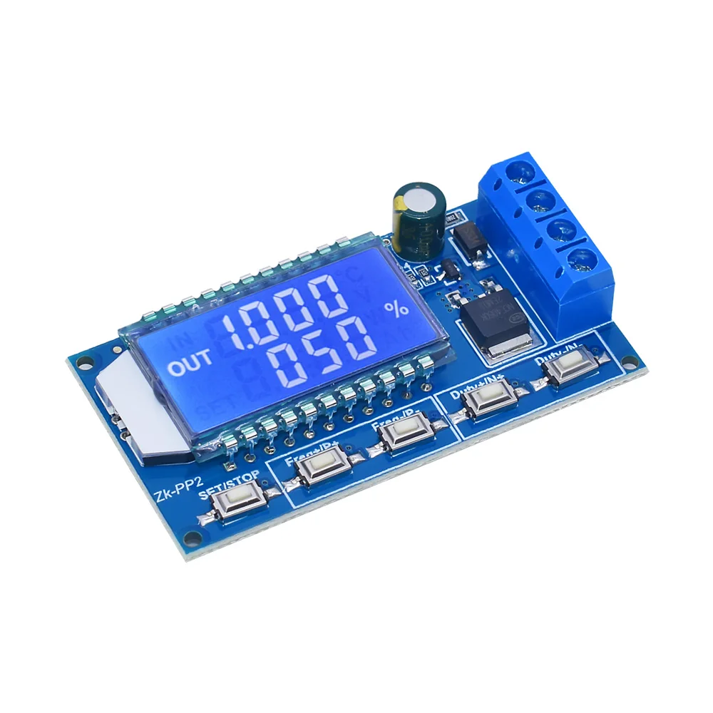PWM Pulse Frequency Duty Cycle Adjustable Module Stepper Motor Square Wave Rectangular Wave Signal Generator PP1/PP2