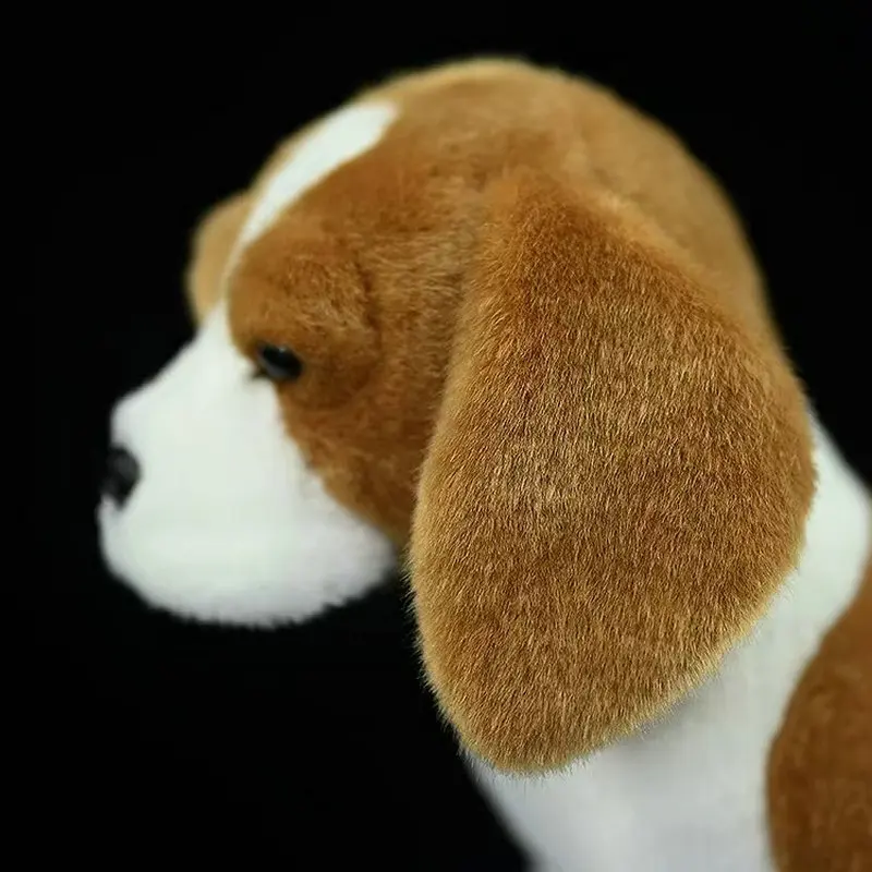 29x8x23 ซม.Beagle สุนัข Plush ของเล่น High Fidelity น่ารัก Miguru สุนัขล่าสัตว์ Plushie เหมือนจริงตุ๊กตาสัตว์จําลอง Kawai ตุ๊กตาของขวัญ