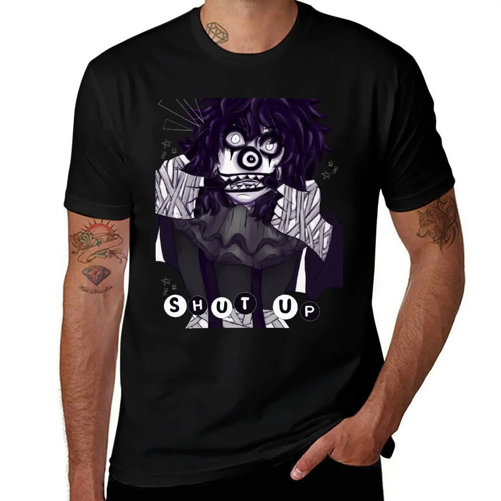

Laughing Jack Creepypasta T-Shirt T-shirts oversize plus sizes blacks summer tops shirts graphic tee men