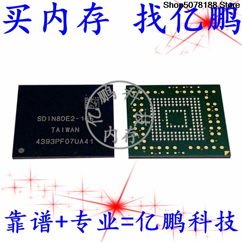 SDIN8DE2-16G BGA153  EMMC 4.5 16GB  Memory chip IC