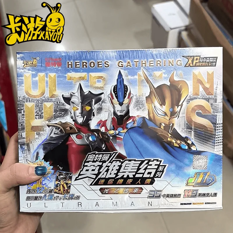 

Genuine KAYOU Ultraman Rubber Doll Hero Assembly 11th Special Hidden Ultimate Shining Ultraman Zero XP Toy Children'S Gifts