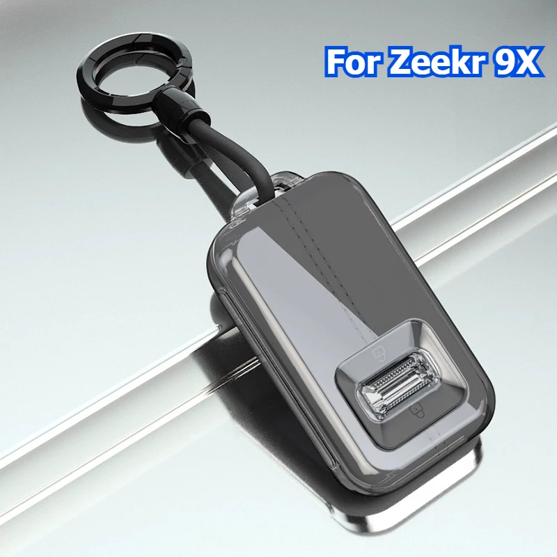 

Для Geely Zeekr 9X автомобильный брелок для ключей, прозрачный чехол, мягкий чехол из ТПУ для ключей от автомобиля, сумка с пряжкой, брелок для ключей, защита, автомобильные аксессуары