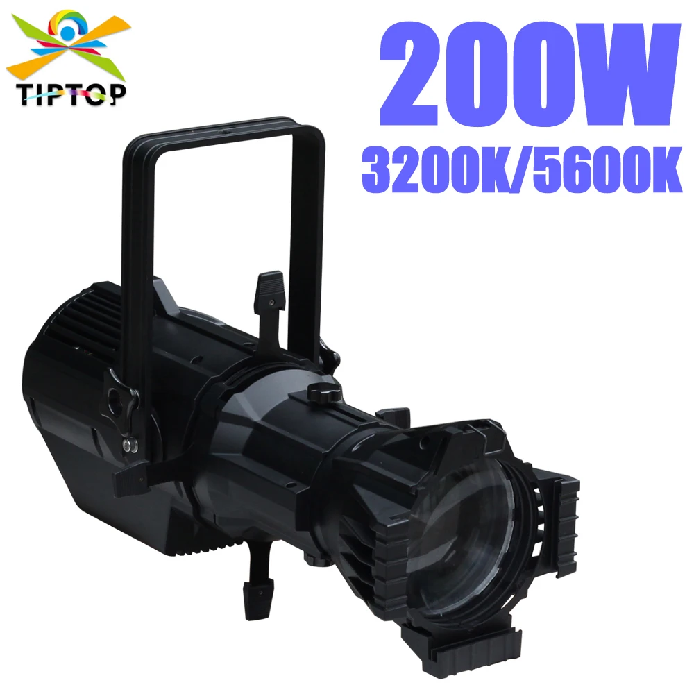 

TIPTOP TP-001 200W LED Prefocus Profile Light (19/26/36/50 Degree to Choose) 3200K Warm White Projector White Ellipsoidal Studio