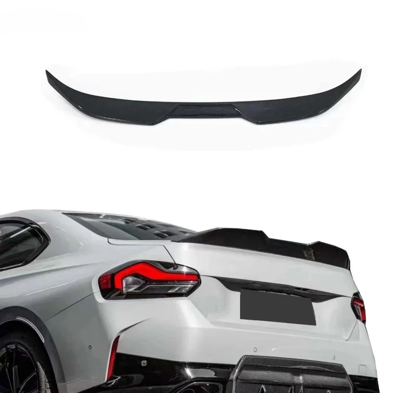 High Quality MP‑Type Dry Carbon Fiber Rear Trunk Spoiler Wing