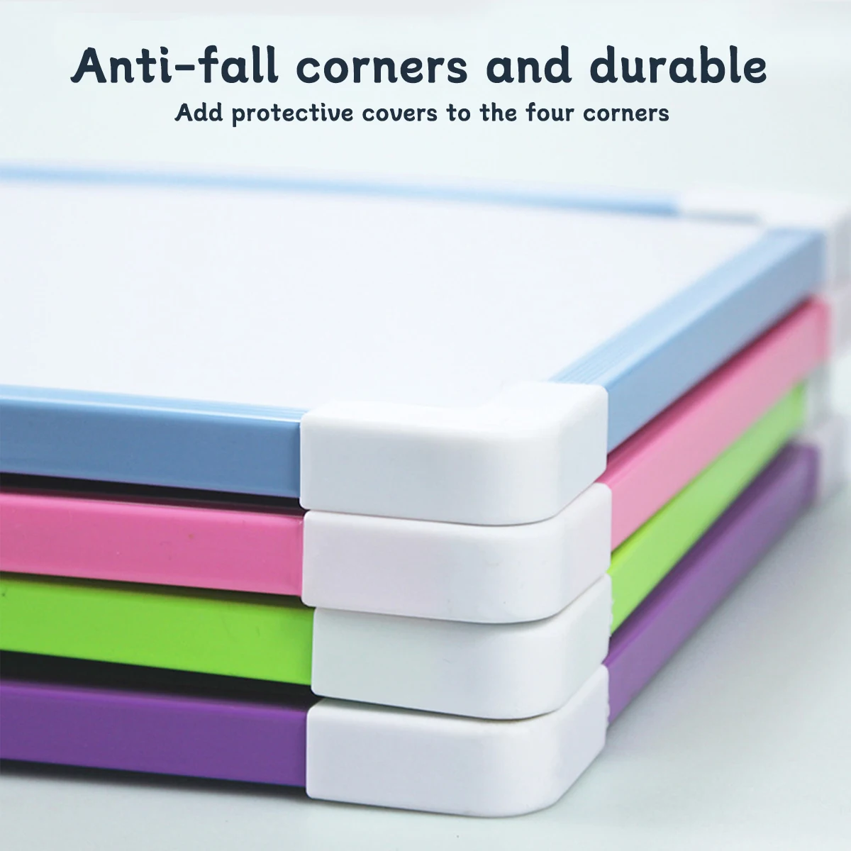 سبورة بيضاء مغناطيسية على الوجهين، لوحة رسائل معلقة، قابلة للكتابة، رسم جرافيتي للأطفال، لوحة ملاحظات مكتبية #4