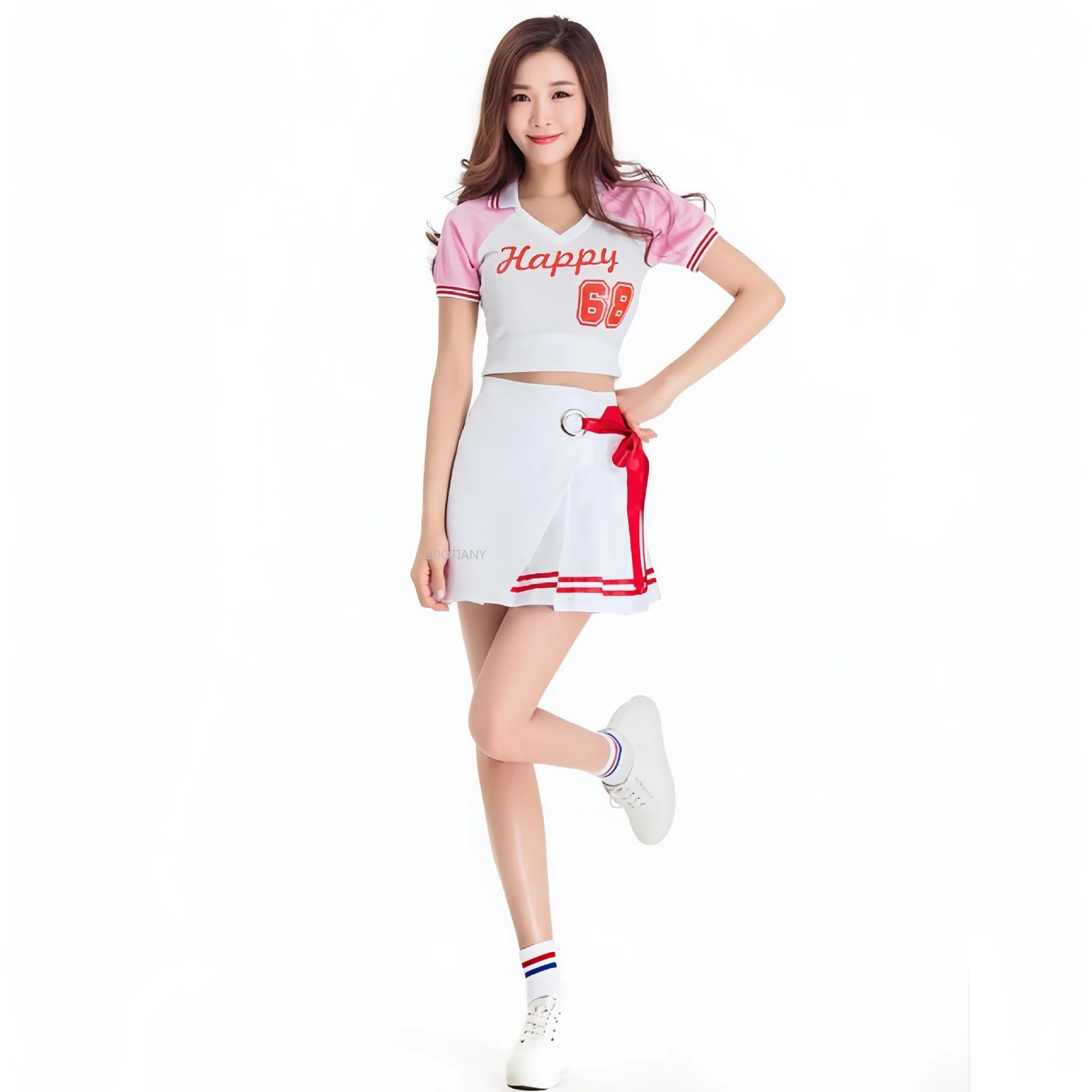 

New Cosmic Girl Cheerleader Performance Clothes Student Cheerleader Cosplay Sportswear Carnival Party Stage Performance Clothing
