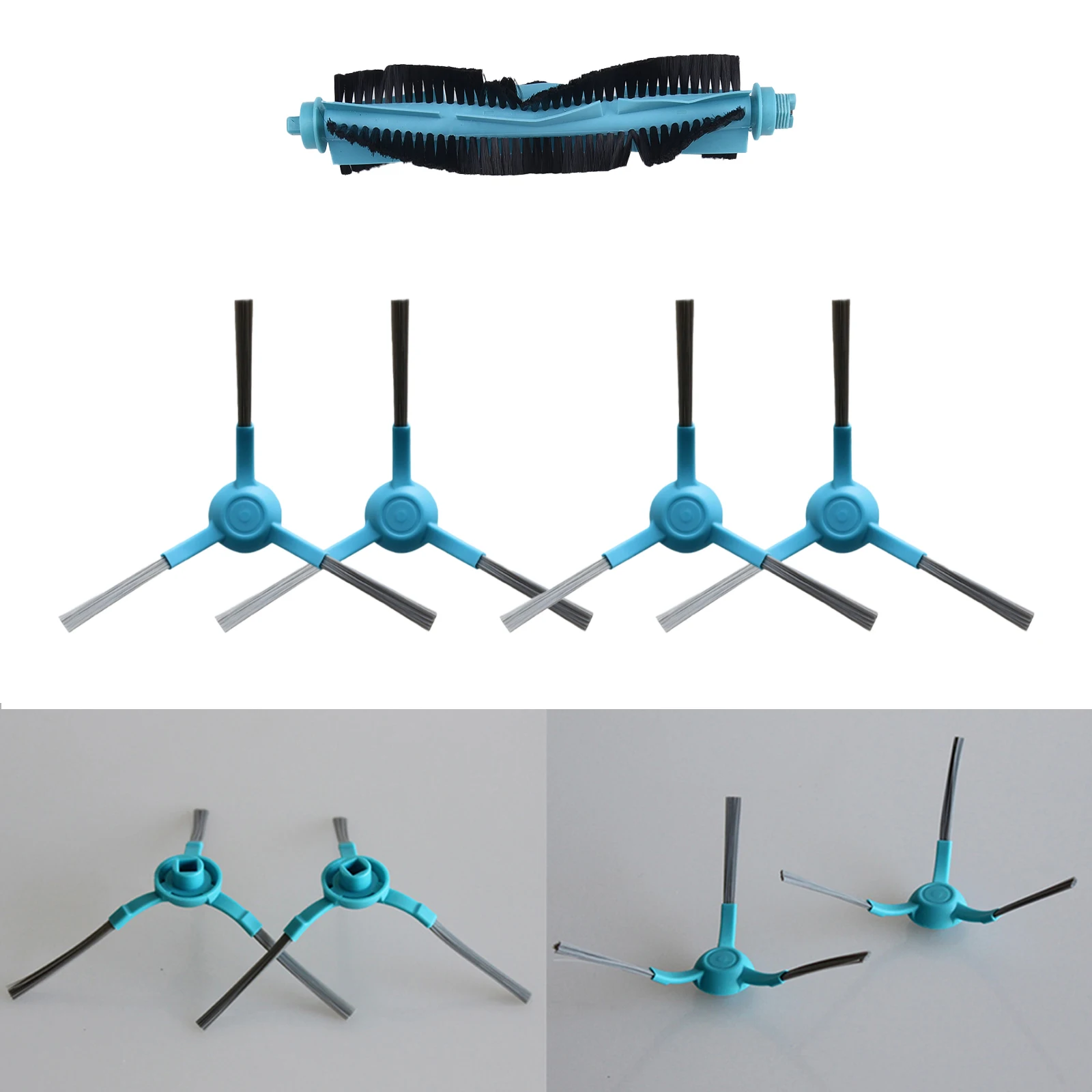 

Center Roller Brush Side Brush Parts For Cecotec For Conga 3290 3490 For Elit 4090 4690 5090 5490, 6090, And 7090 Robotic Vacuum