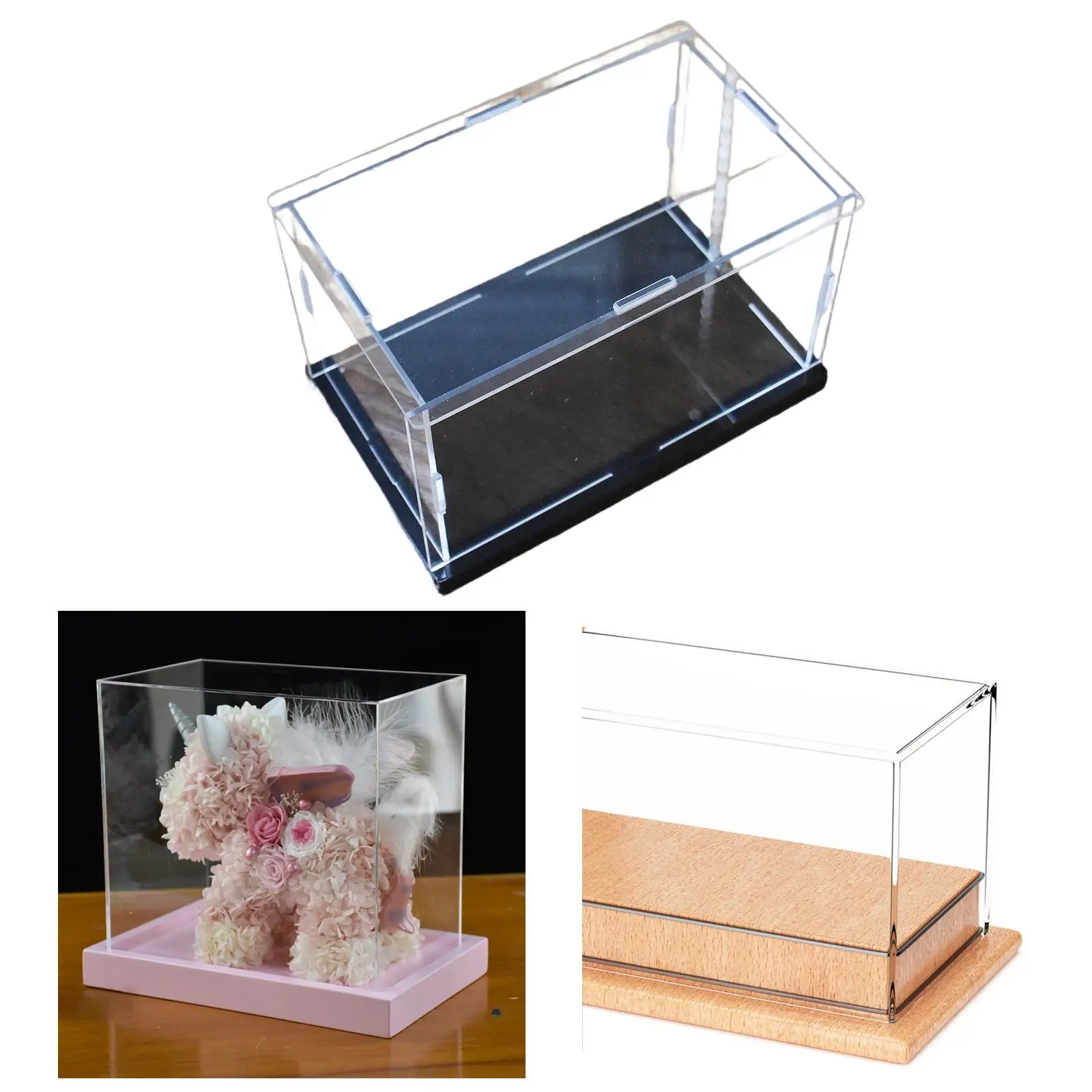 Acrylic Display Case Display Case for Collectibles, Stackable Diecast Toy Cars Showcase Showcase for Shoes Dolls