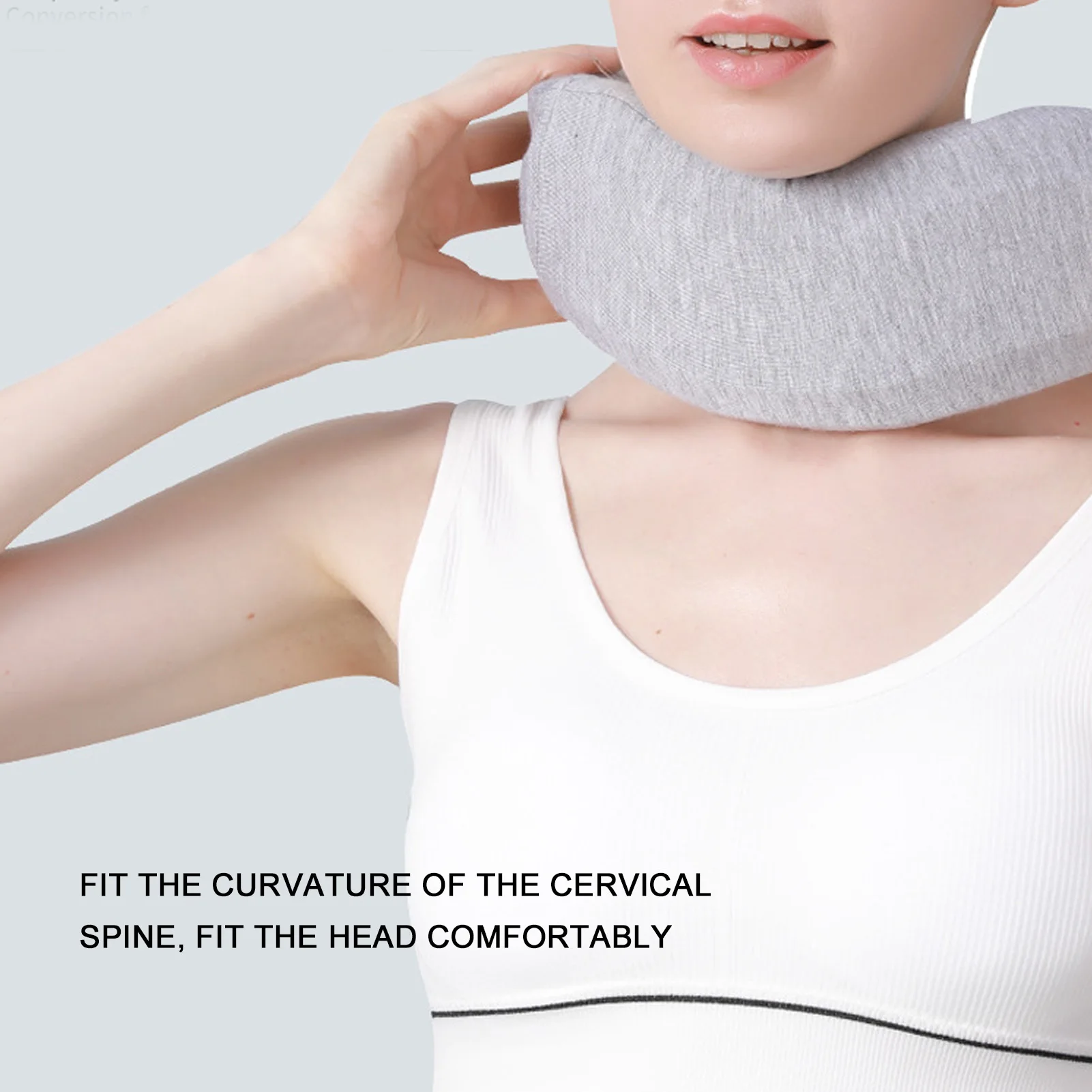 Foam Cervical Collar Neck Support Brace Reduce Pain Pressure Stabilizes Vertebrae Fully Wrapped Adjustable Cervical Collar Brace