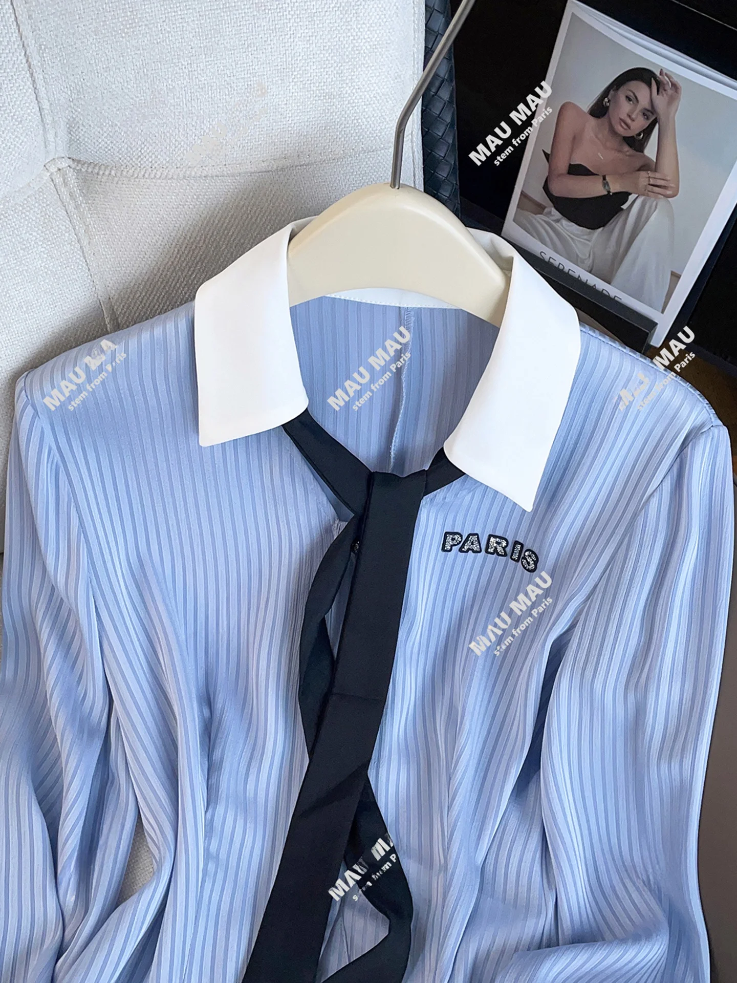 

Высококачественная женская верхняя одежда irt с блестящими буквами в полоску, осень-зима, студенческая одежда, формальный свободный крой, свободный крой...