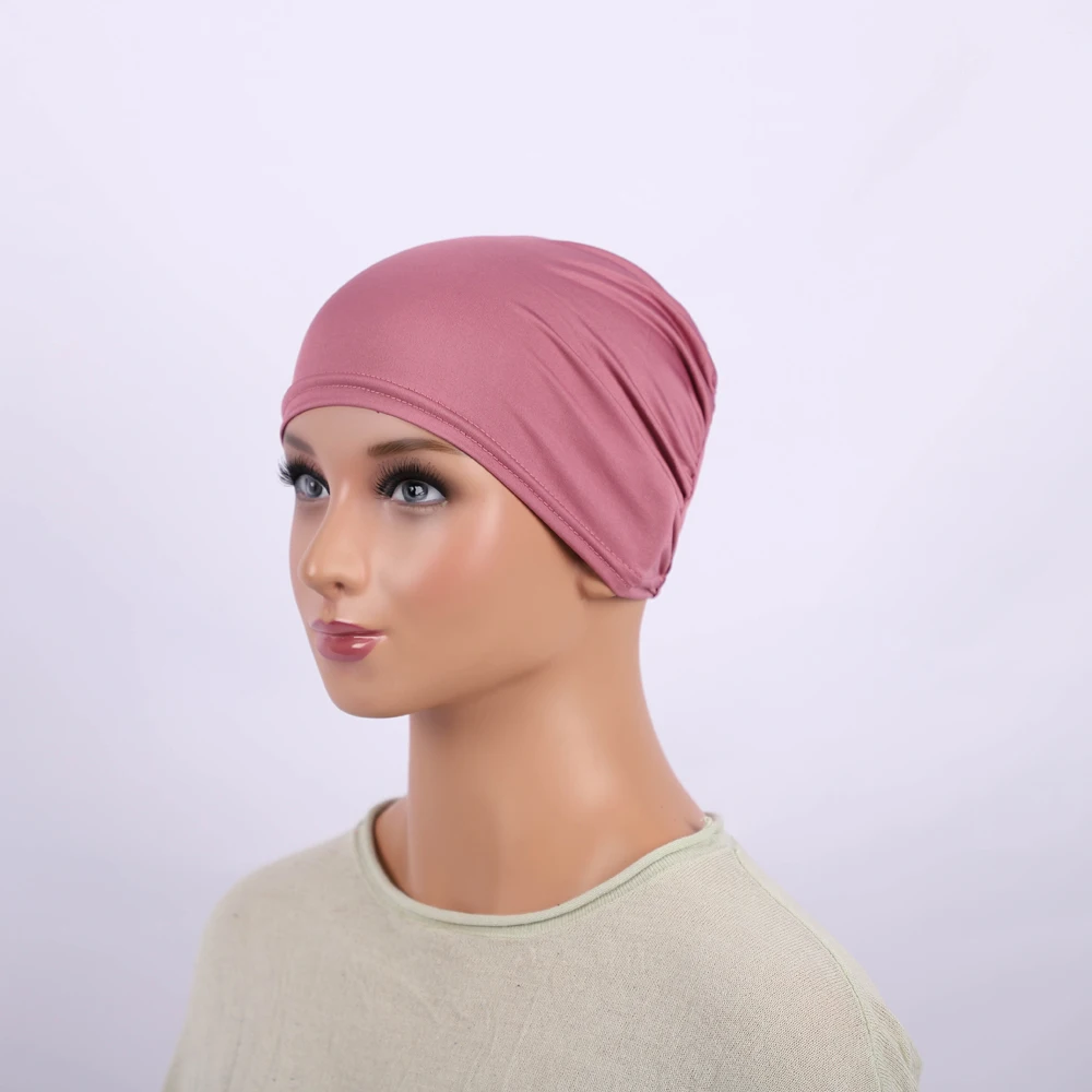 Muslim Inner Caps Hijab for Women Solid Soft Instant Turban Hats High Quality Ladies Breathable Headscarves Shawl Wraps RIMAIRE