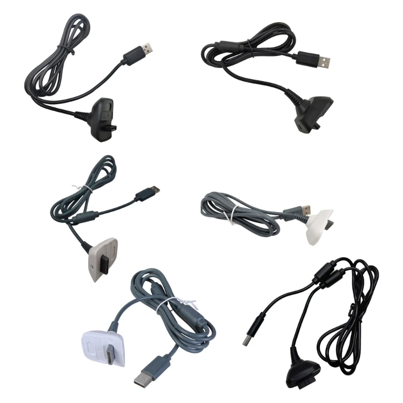 USB Charging Cable For XBOX 360 Controllers with Reinforced Connectors and Fast Charging