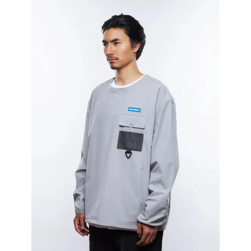 Liberaiders Pocket Lightweight Quick-Drying Casual Sports Breathable Long Sleeve T-Shirt
