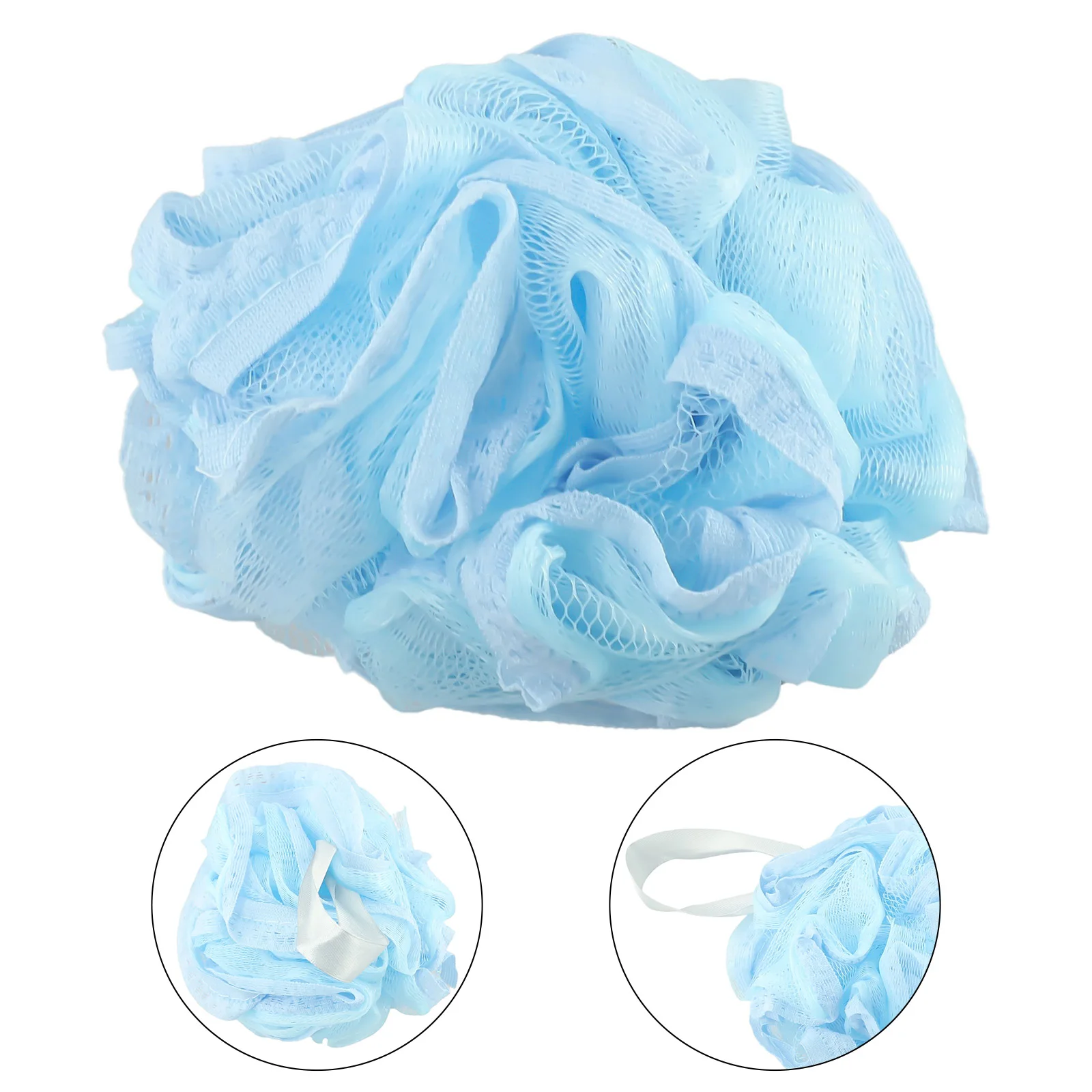 

Новые практичные шариковые полотенца для ванной комнаты, синие пуховки для тела, кружевная сетка, красивый розовый, удаляет омертвевшую кожу, мыльная губка для уборки