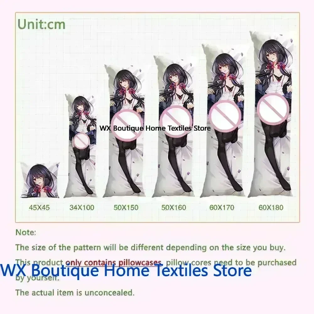 كارتون VTuber Sis Kawaii الجسم Dakimakura غطاء المعانقة كامل الجسم أنيمي المخدة