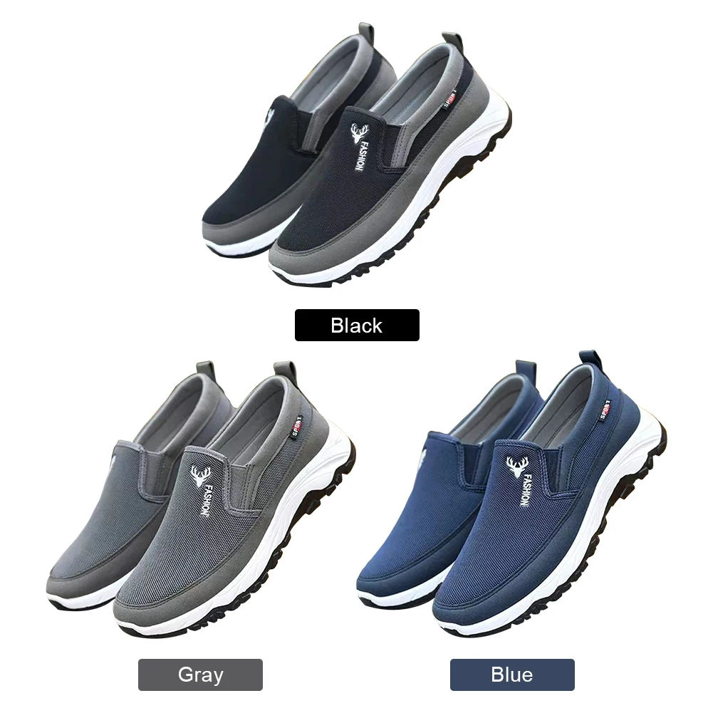 Men Penny Boat Shoes Sports Shoes Breathable Casual Travel Shoes Slip On Comfortable for Outdoor Activity Hiking Walking