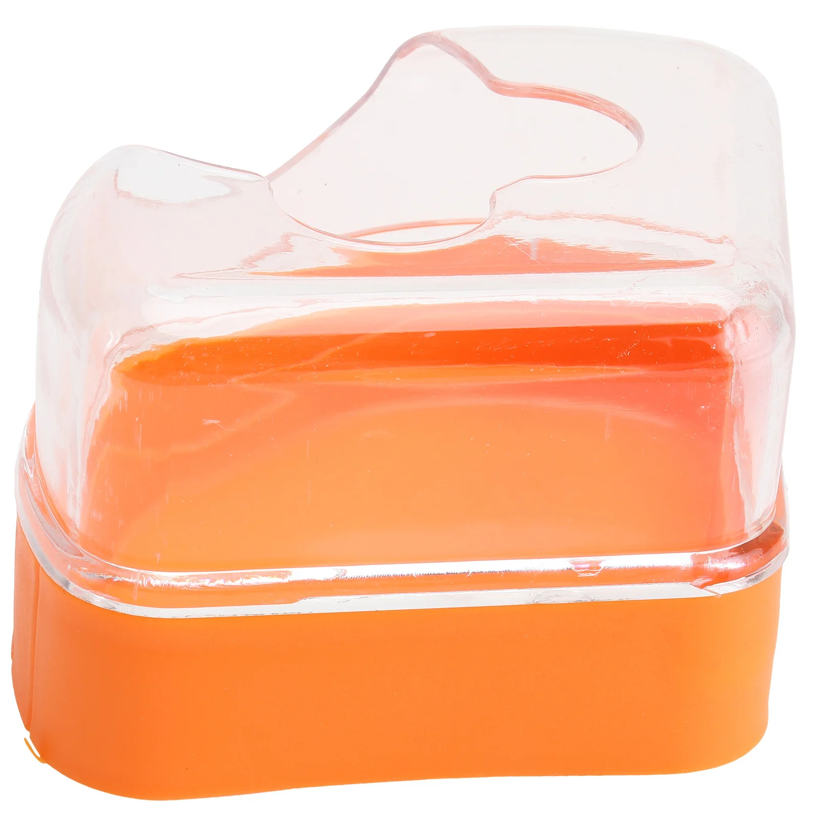 

1pc Transparent Bath Basin For Small Hamster Pet Hamster Bathroom Plastic Bathtub Sturdy Bathing Clean Tidy