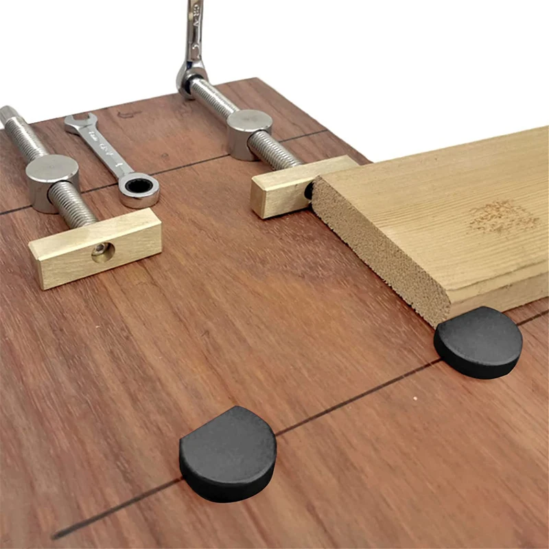 1/2/3PCS Aluminium Legierung Werkbank Zapfen Stopper 19/20mm Bank Hunde Peg Bremse stoppt Klemme Holzbearbeitung Bank Brems Begrenzung Block