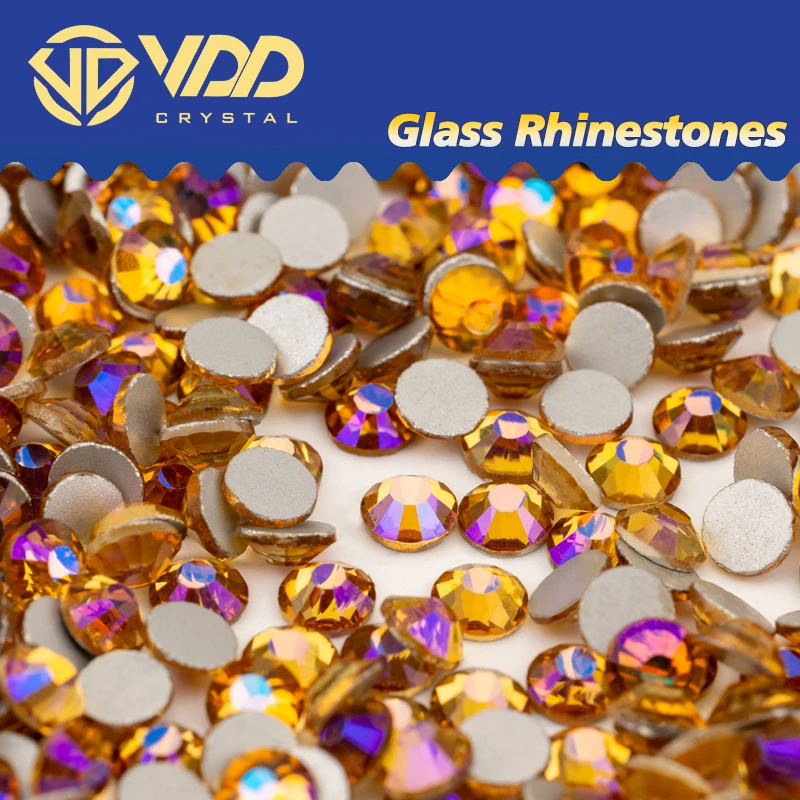 VDD 123 Gloaming SS4-SS30 High Quality Glass Crystals Rhinestones Strass Flatback Stones For Nail Art DIY Crafts Decoration