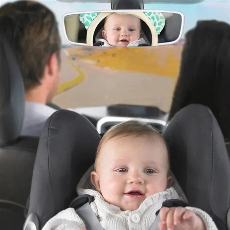 

Child Rearview Mirror Wide Viewing Angle, Clear And Shatterproof Baby Car Interior Rearview Mirror