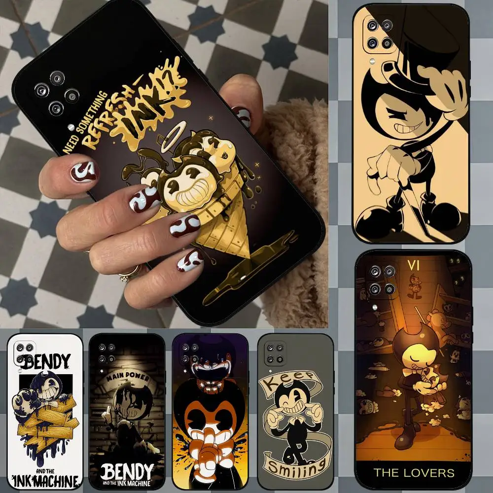 Game B-Bendy And T-The I-Ink M-Machine Phone Case For Samsung Galaxy S21 S22 S23 S24ULTRA S25ULTRA FE Ultra Plus5G A52S S26 Soft