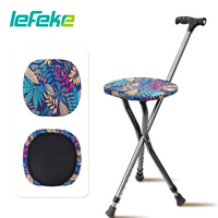 Lefeke Crutch Stool Cushion Soft Walking Stick Cover Universal Sponge Cane Seat Cover Non-slip Waterproof Seat Pad