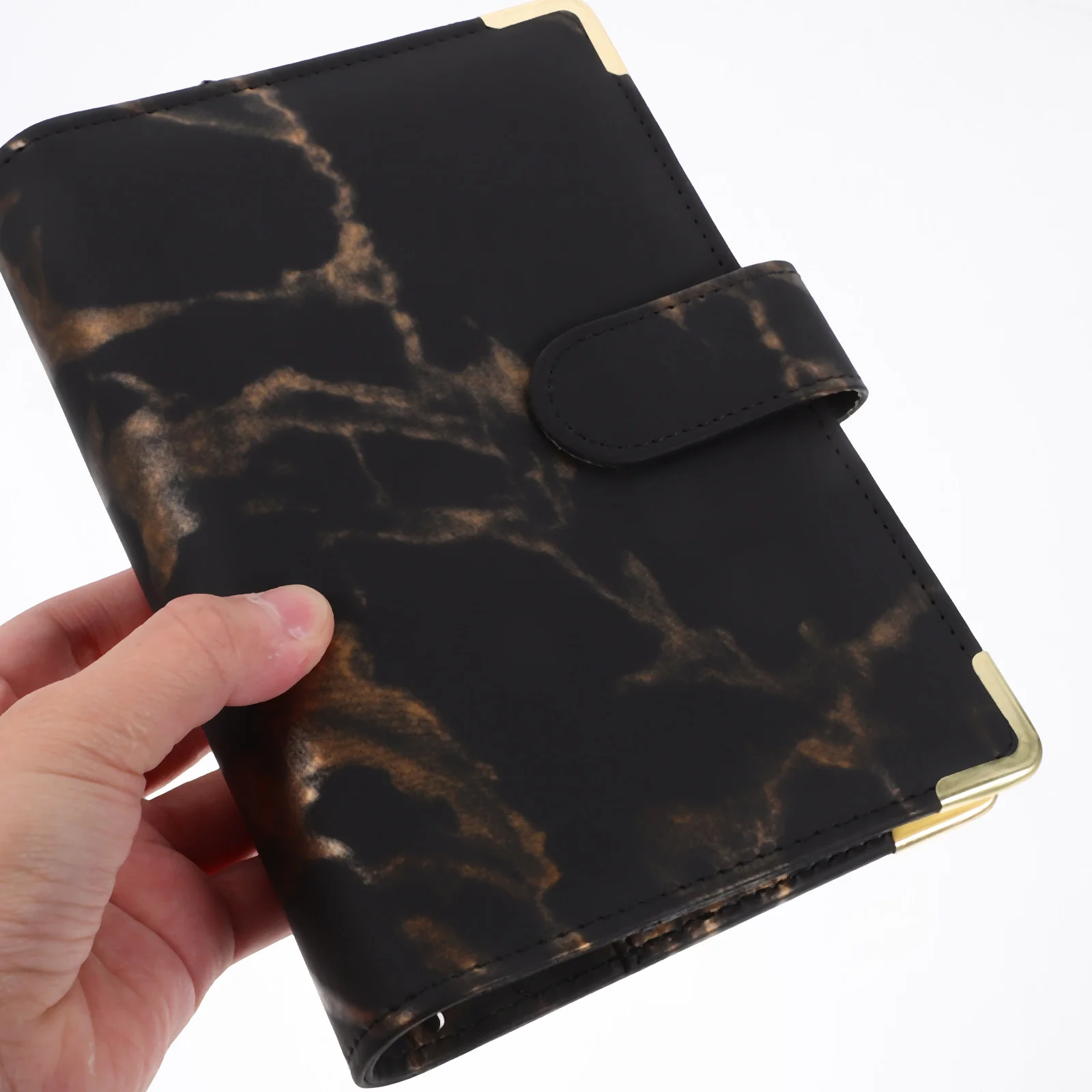 A6 Binder Cover Hervulbare Losbladige Notebook Shell Pu Planner Budget Journal Cash Book Hand Account Memory