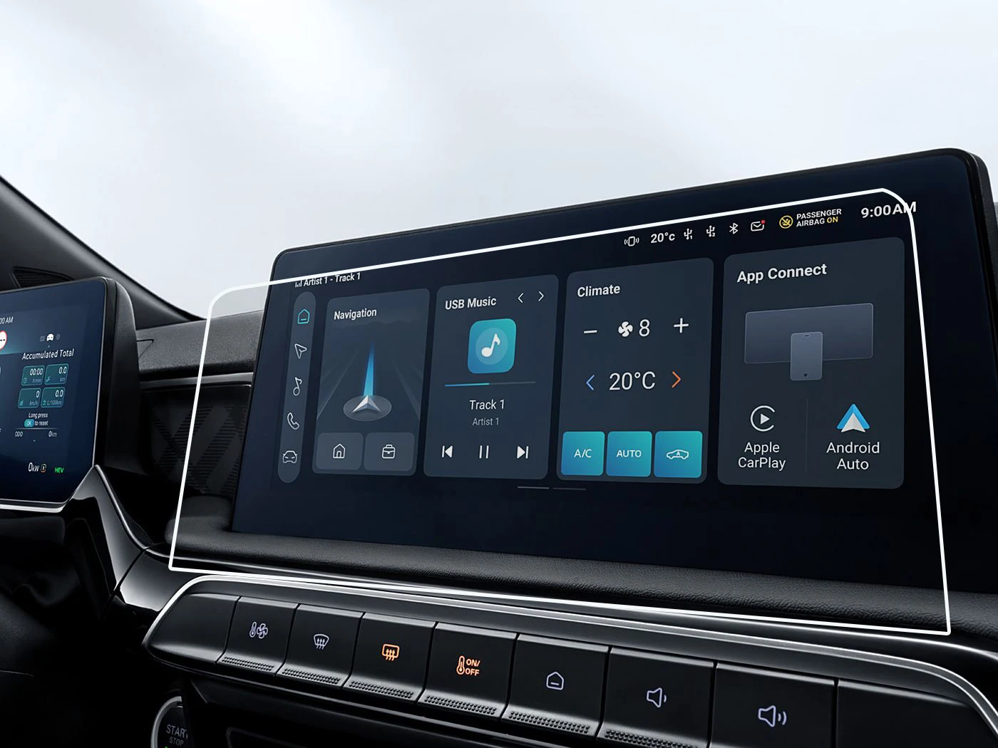 

For MG 3 2024 2025 10.25 inch gps Navigation and Dashboard Tempered glass Screen film protector