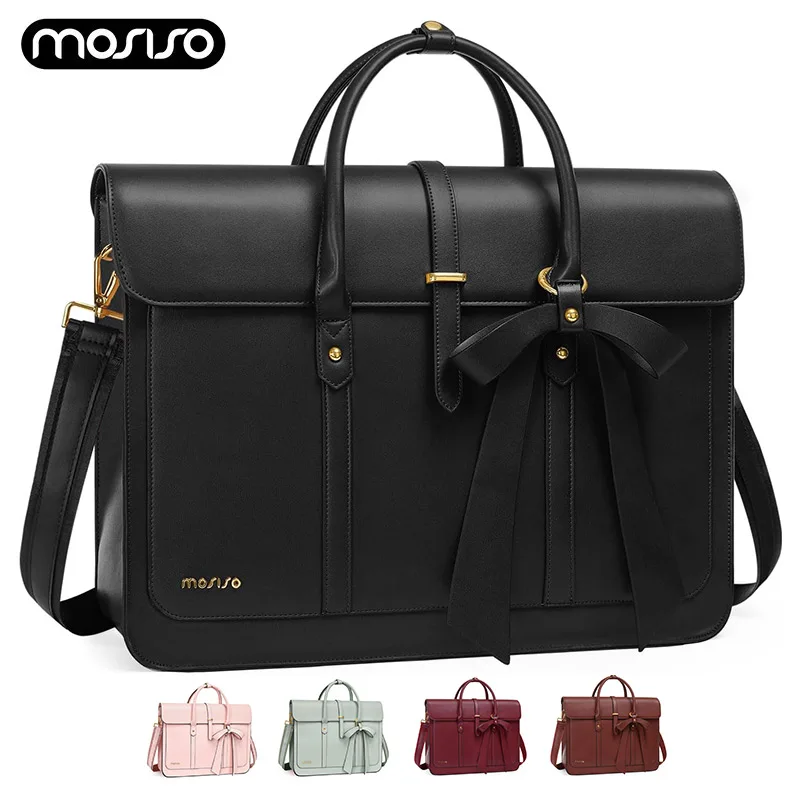 Imagem -01 - Bolsa do Portátil do Couro do Plutônio para Mulheres Bolsa de Ombro do Computador Trouxa do Caderno Macbook Air Pro m3 m2 m1 hp Dell Asus 15 16 bolsa do portatil do couro do plutonio para mulheres bolsa de ombro do computador trouxa do caderno macbook air pro m3 m2 m1 hp dell asus 15 16 01