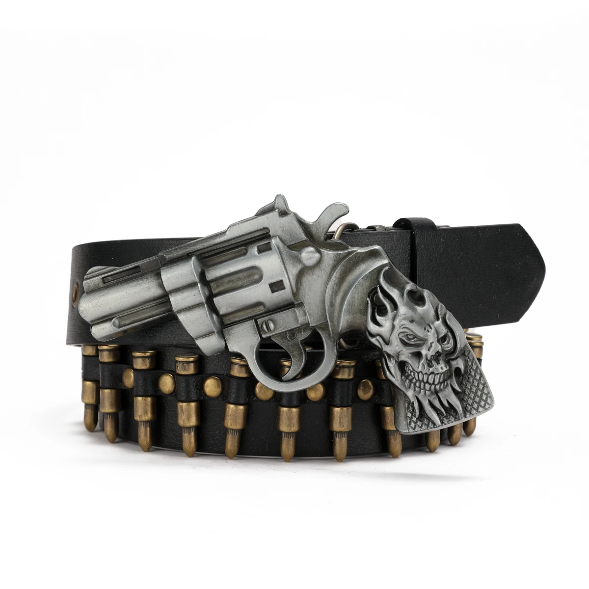 حزام PU فريد وكلاسيكي على طراز رعاة البقر الغربي، مناسب لكل من الرجال والنساء، مثالي للمناسبات أو الحفلات #6