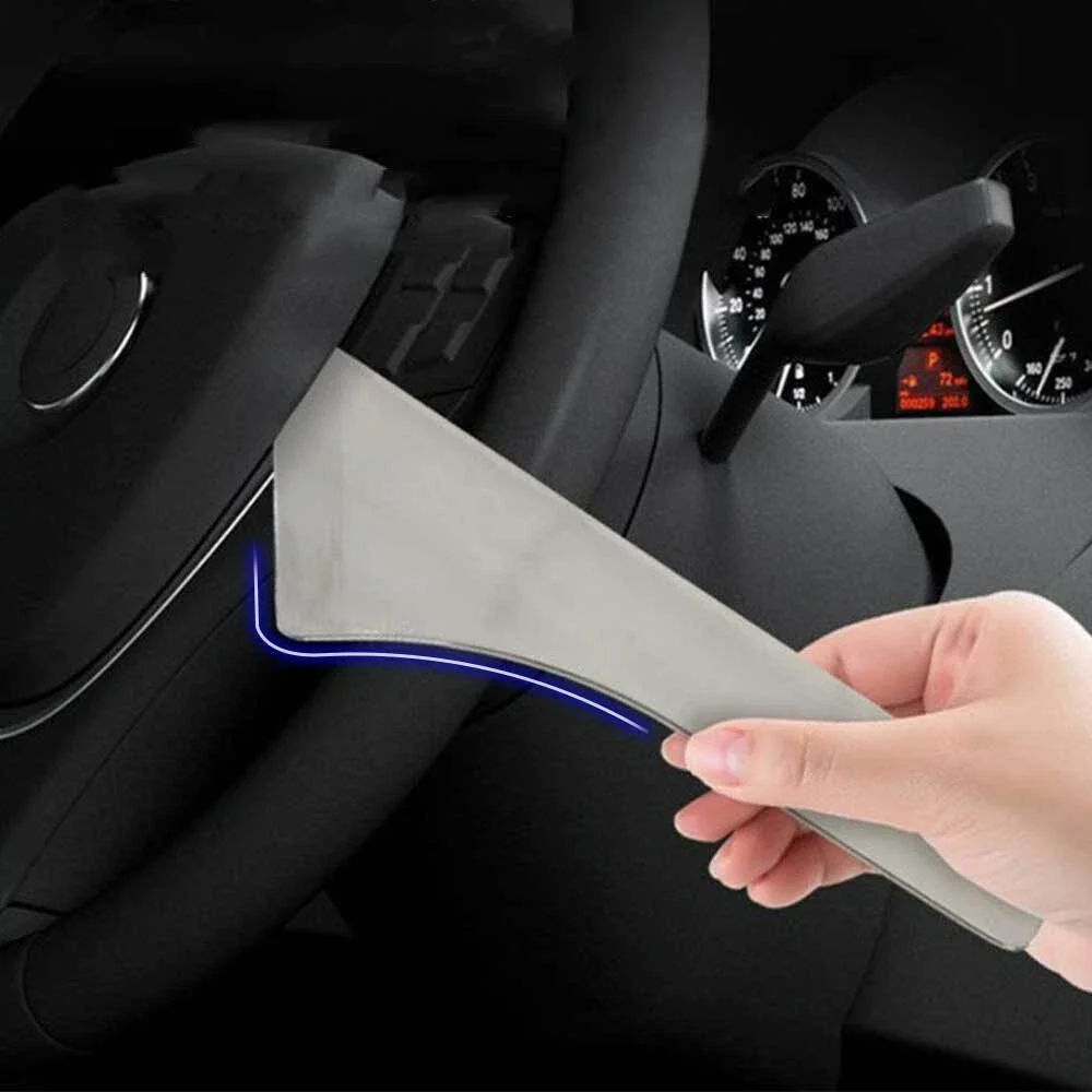 

Stainless Steel Car Door Panel Trim Removal Pry Tool Auto Interior Audio Dashboard Radio Fastener Disassembly Tool