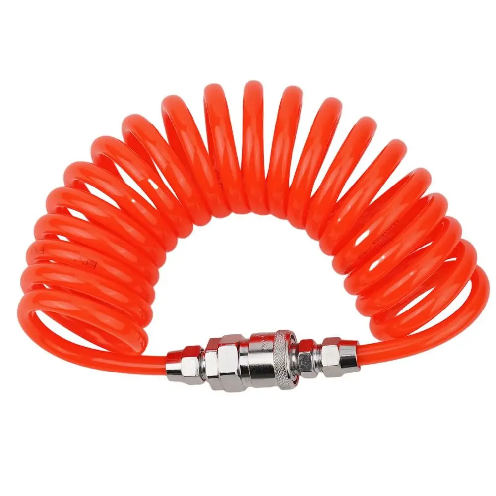 6M 9M 12M Telescopic Spring Spiral Tube Quick Coupling 8*5mm Pneumatic Tools Hose Long High Pressure Air Compressor Hose