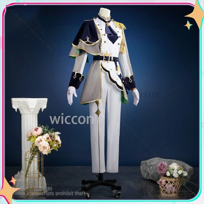 Anime gra PJSK Kaito Cos kostium fantazyjny garnitur projekt komplet rekwizytów Sekai impreza z okazji Halloween mundur rycerza fajne dostosowane